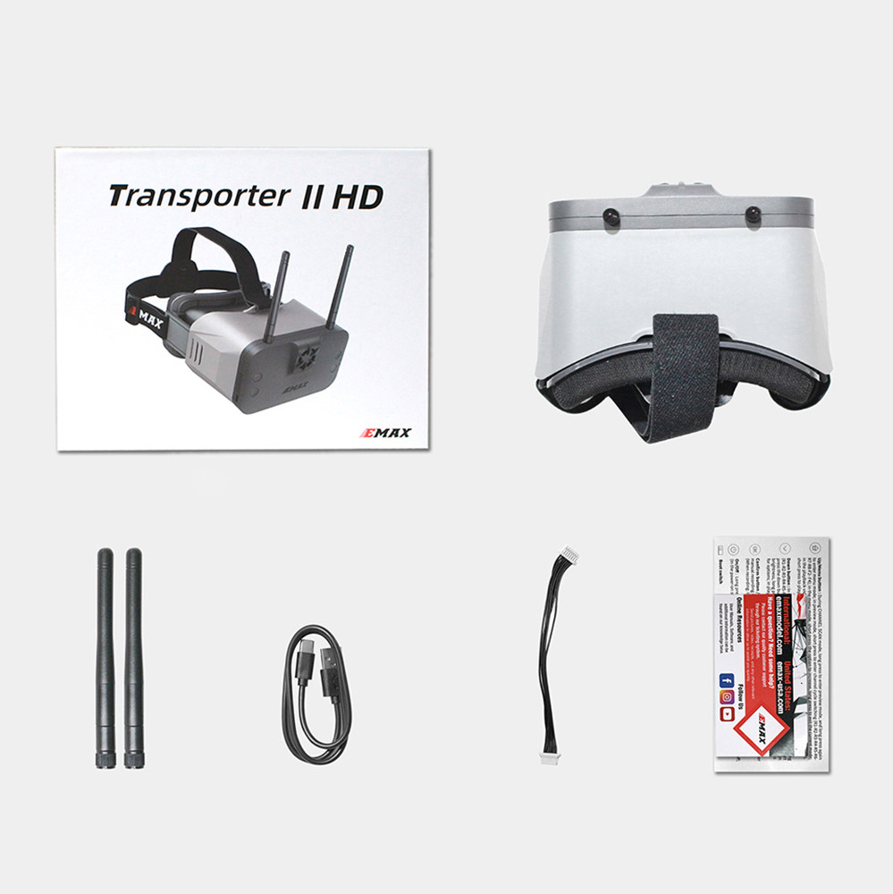 EMAX Transporter II HD Digital - огляд і ціна Hdzero Goggles Fpv Digital Hd